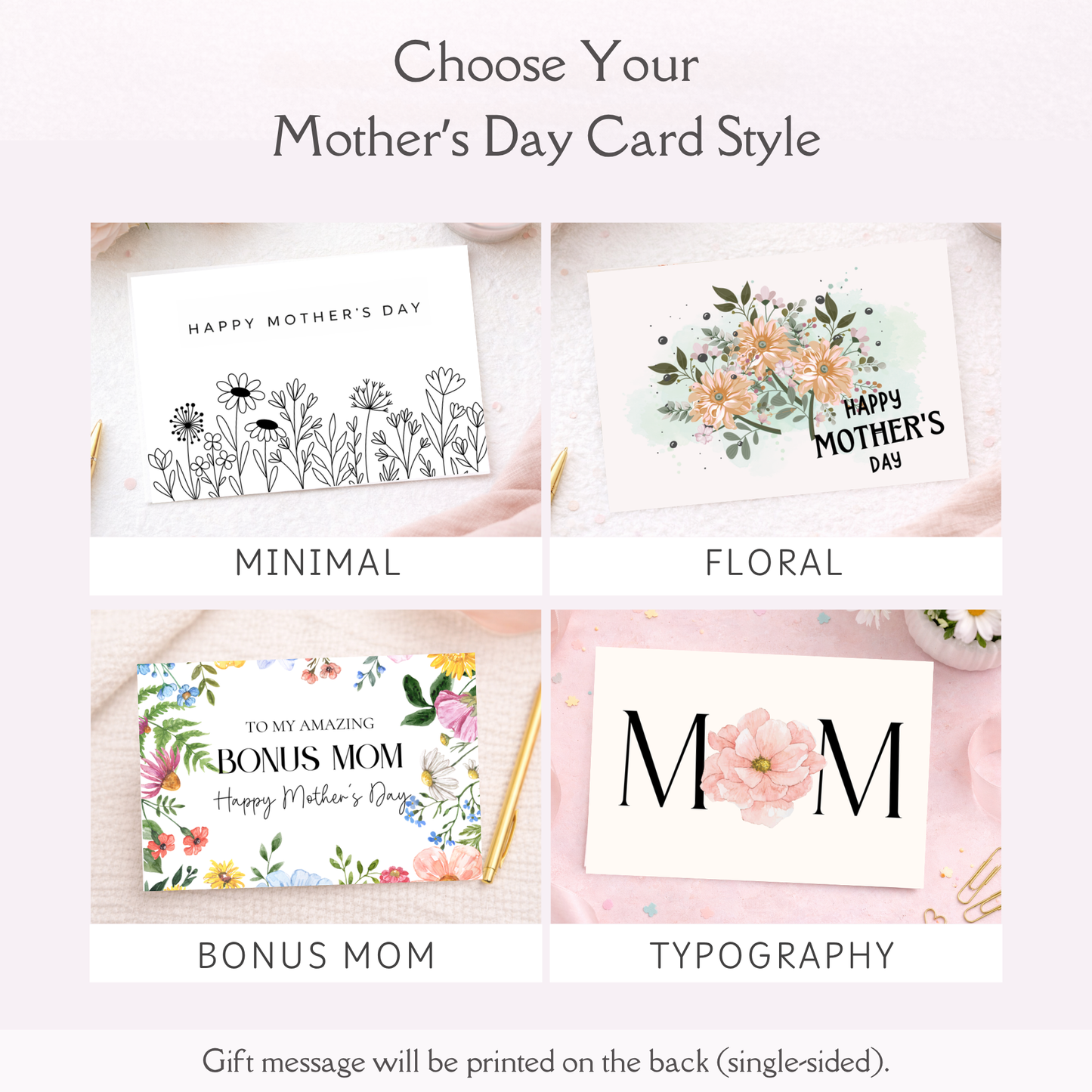 Mother's Day Gift Box with Succulent & Amber Glass Soy Candle