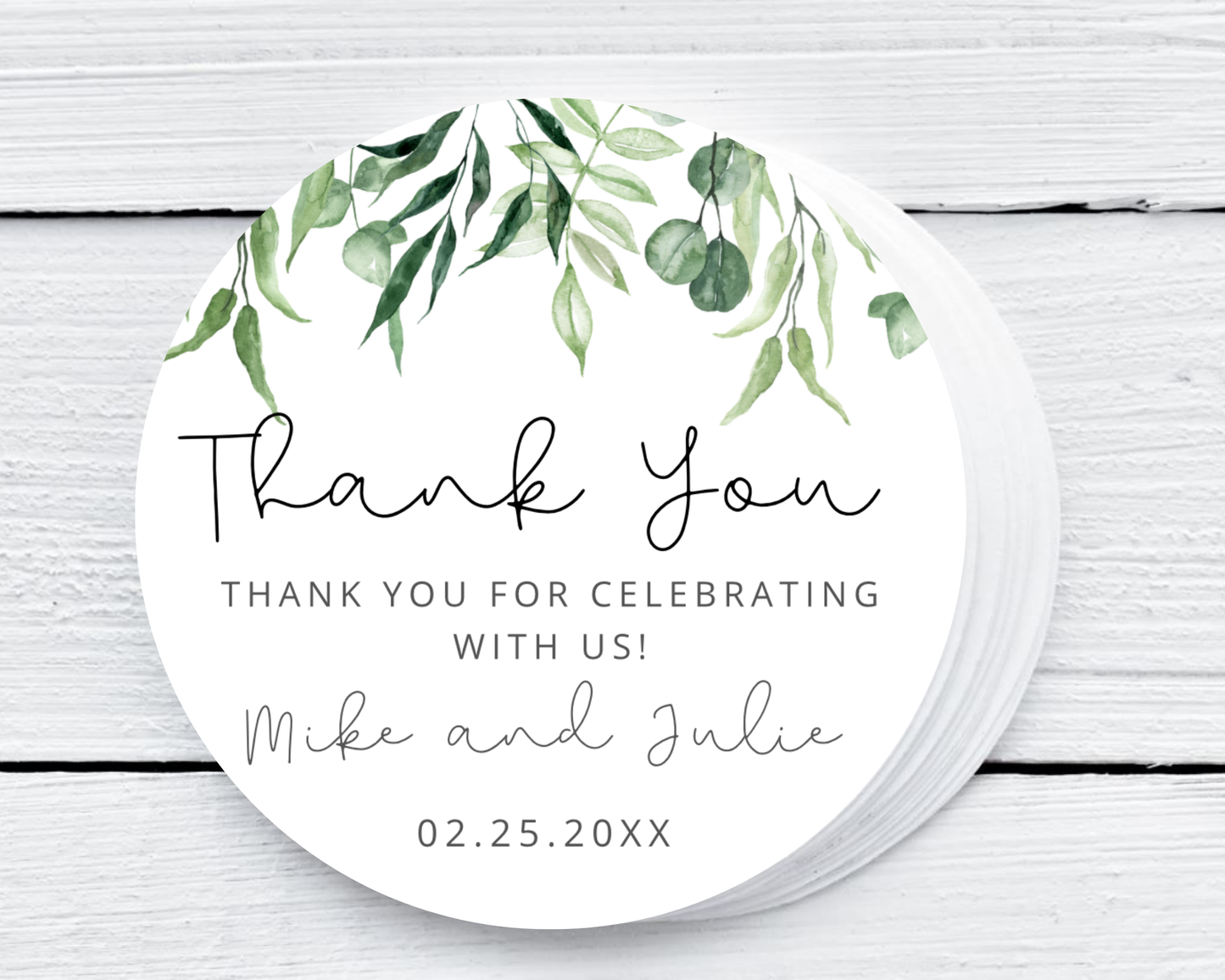 Greenery - Baby Shower Soy Wax Candle - Set of 1