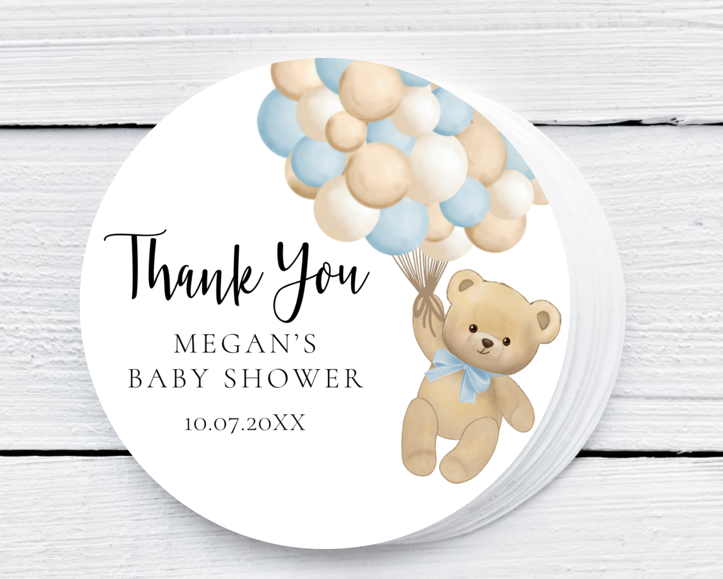 Teddy Bear - Baby Shower Soy Wax Candle - Set of 1