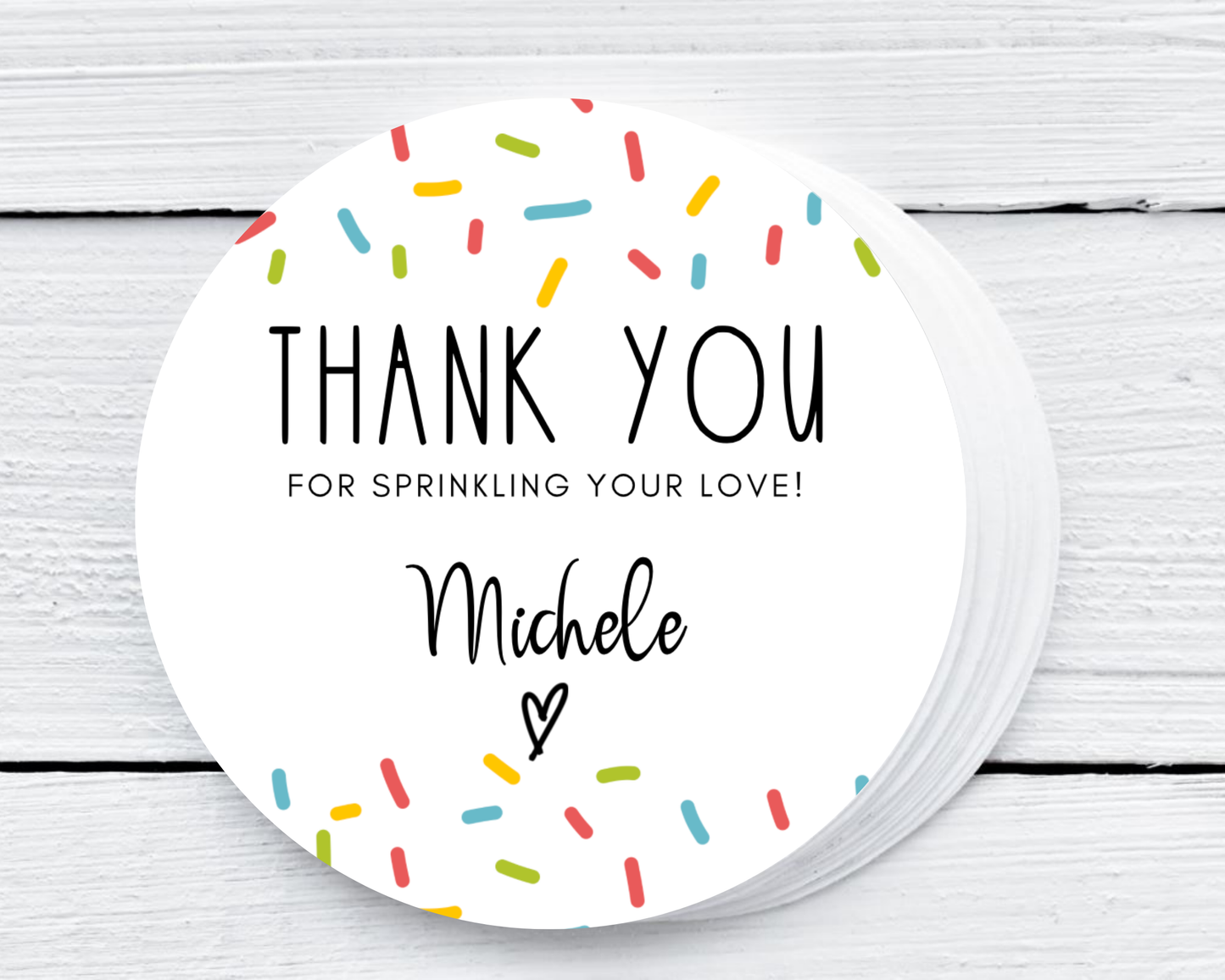 Sprinkle - Baby Shower Soy Wax Candle - Set of 1