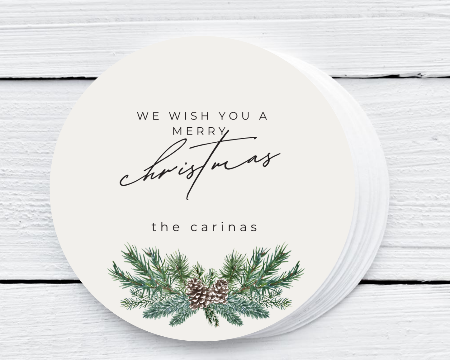 Christmas Pinecones - Holiday Christmas Soy Wax Candle - Set of 1
