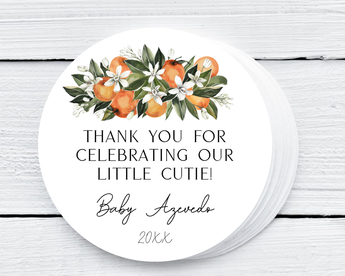 Cutie - Baby Shower Soy Wax Candle - Set of 1