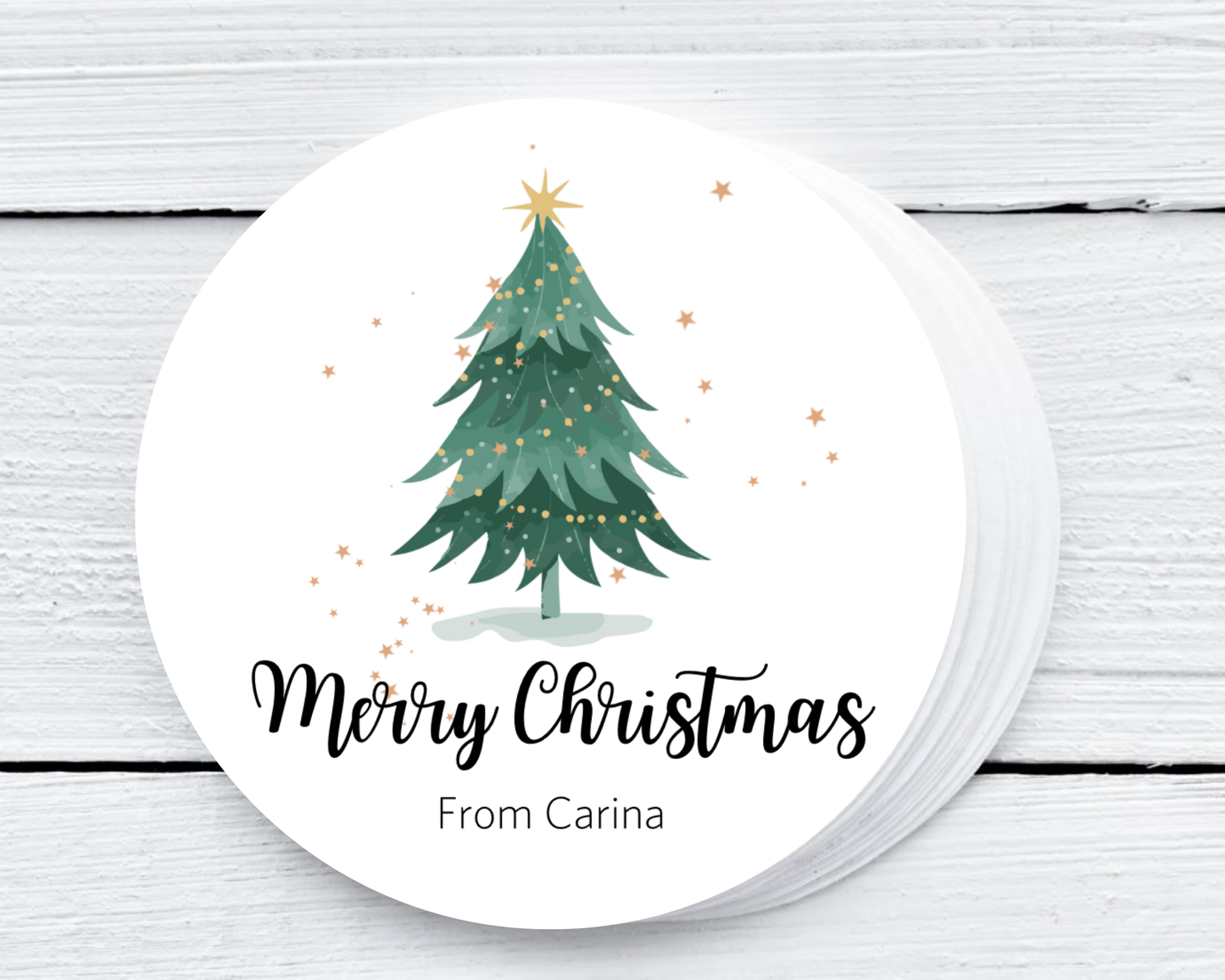 Christmas Tree - Holiday Christmas Soy Wax Candle - Set of 1