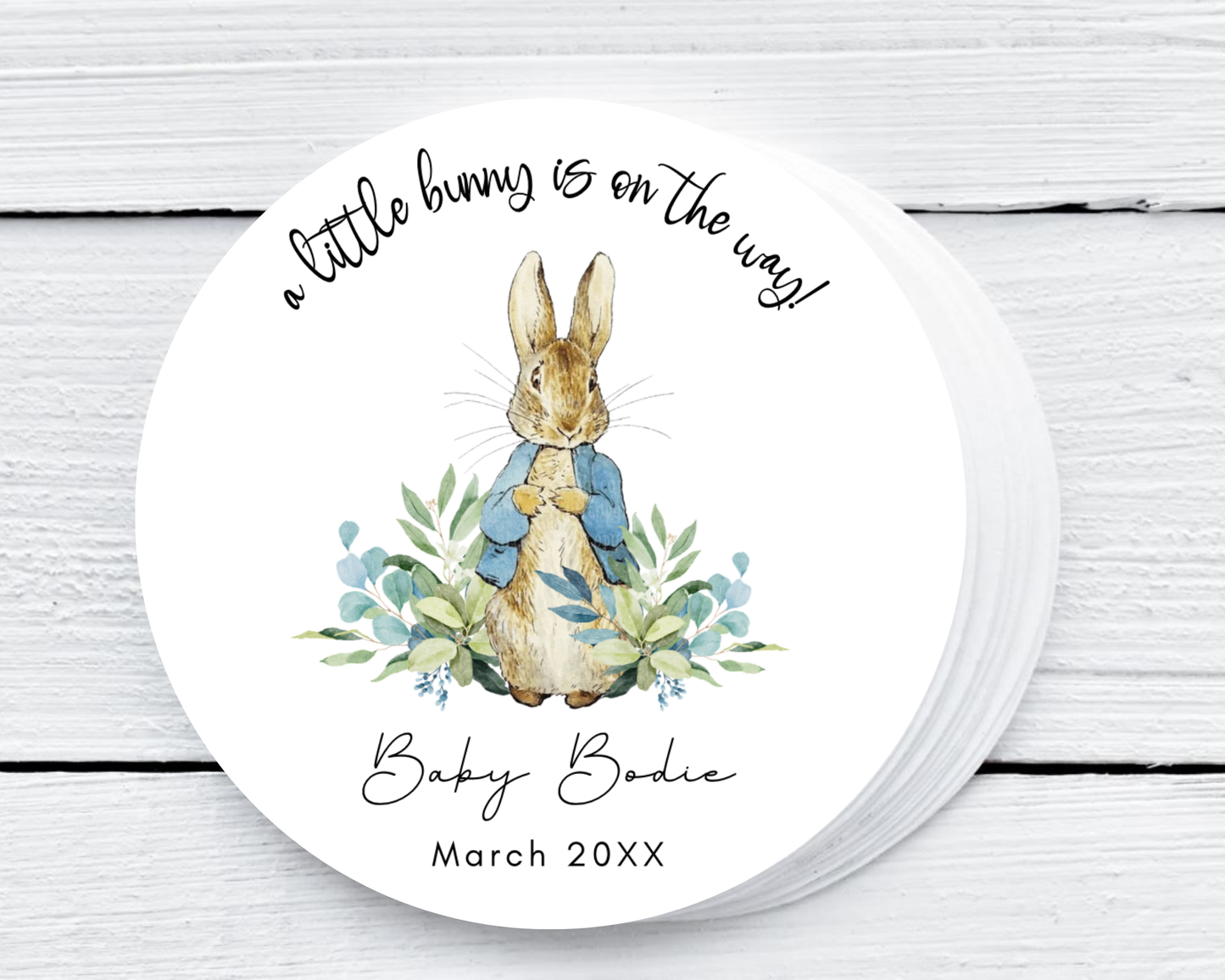 Peter Rabbit - Baby Shower Soy Wax Candle - Set of 1