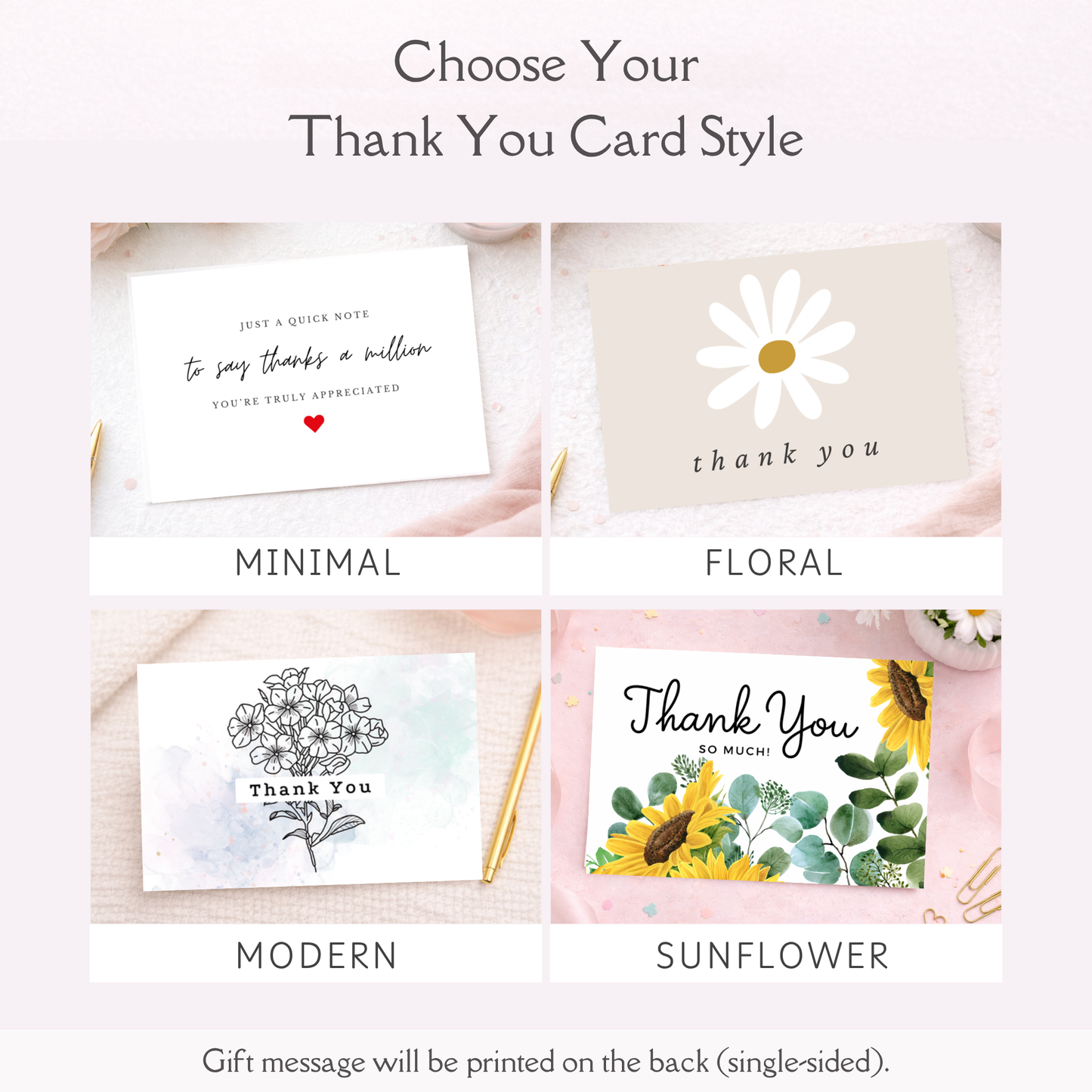 Thank You Gift Box with Succulent and Amber Glass Soy Candle