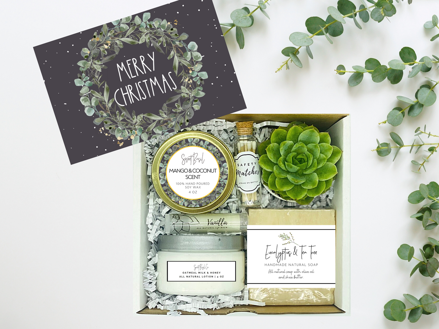 Farmhouse Christmas Spa Gift Box