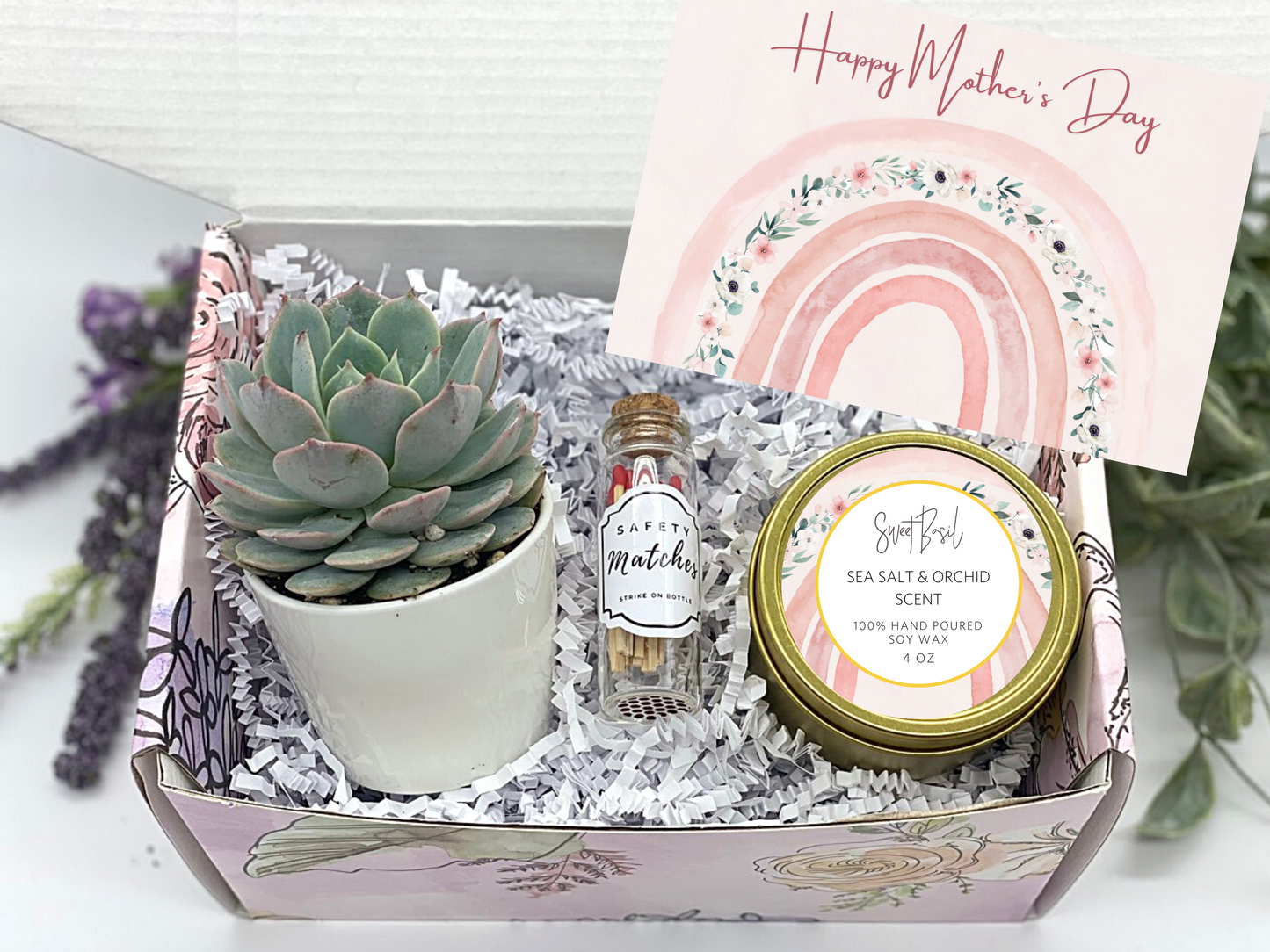 Boho Rainbow Mother's Day Gift Box