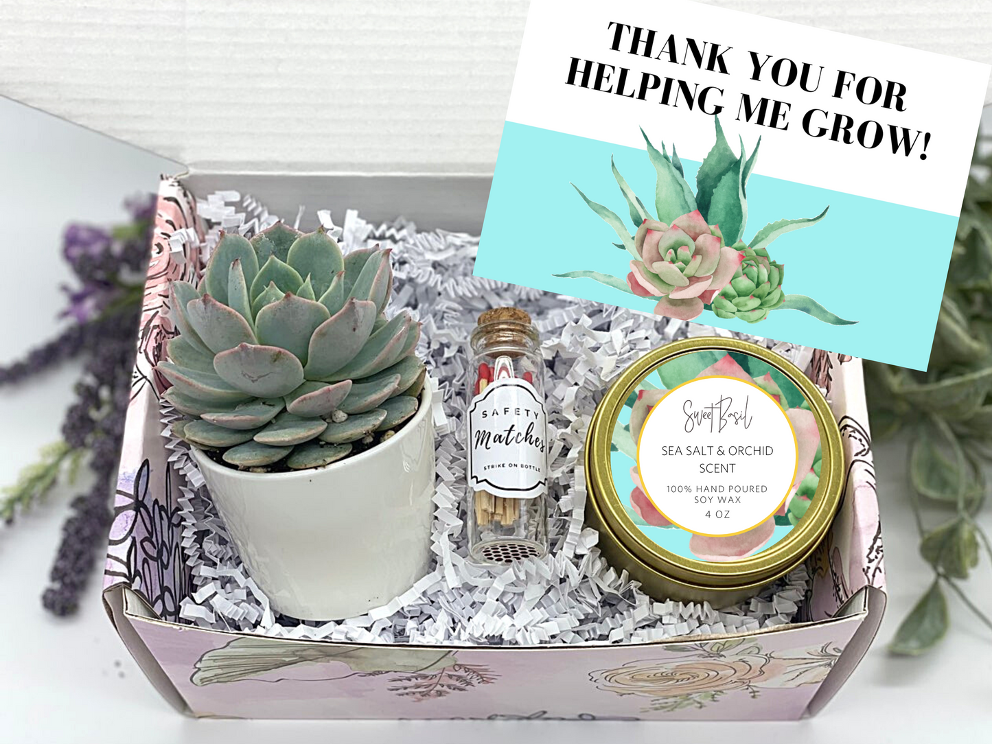 Thank You for Helping Me Grow Gift Box