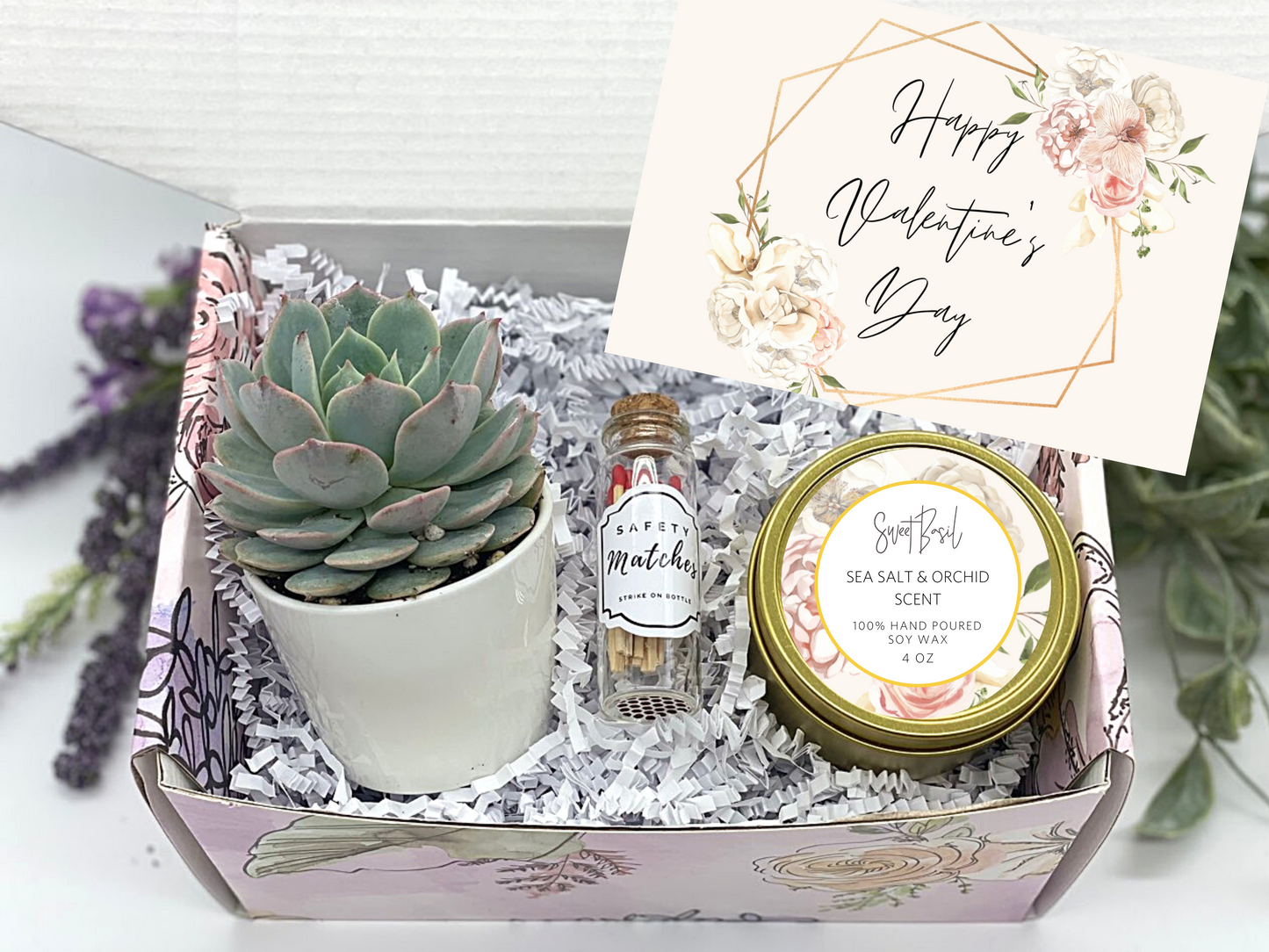 Floral Valentine's Gift Box