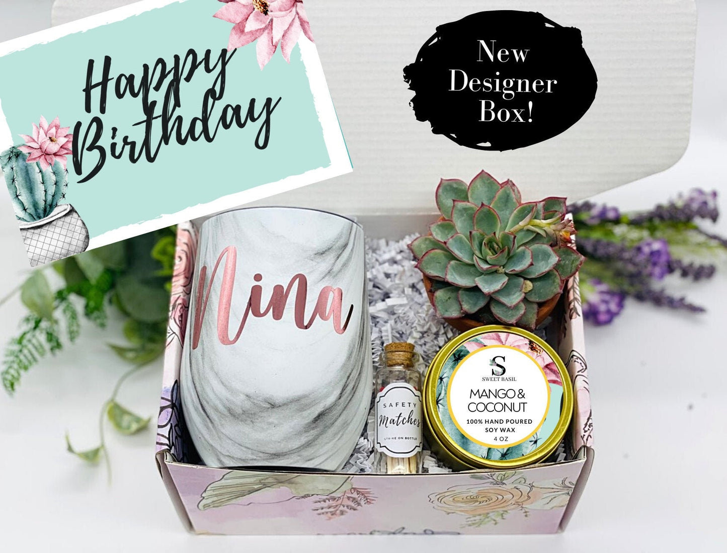 Happy Birthday Personalized Wine Tumbler