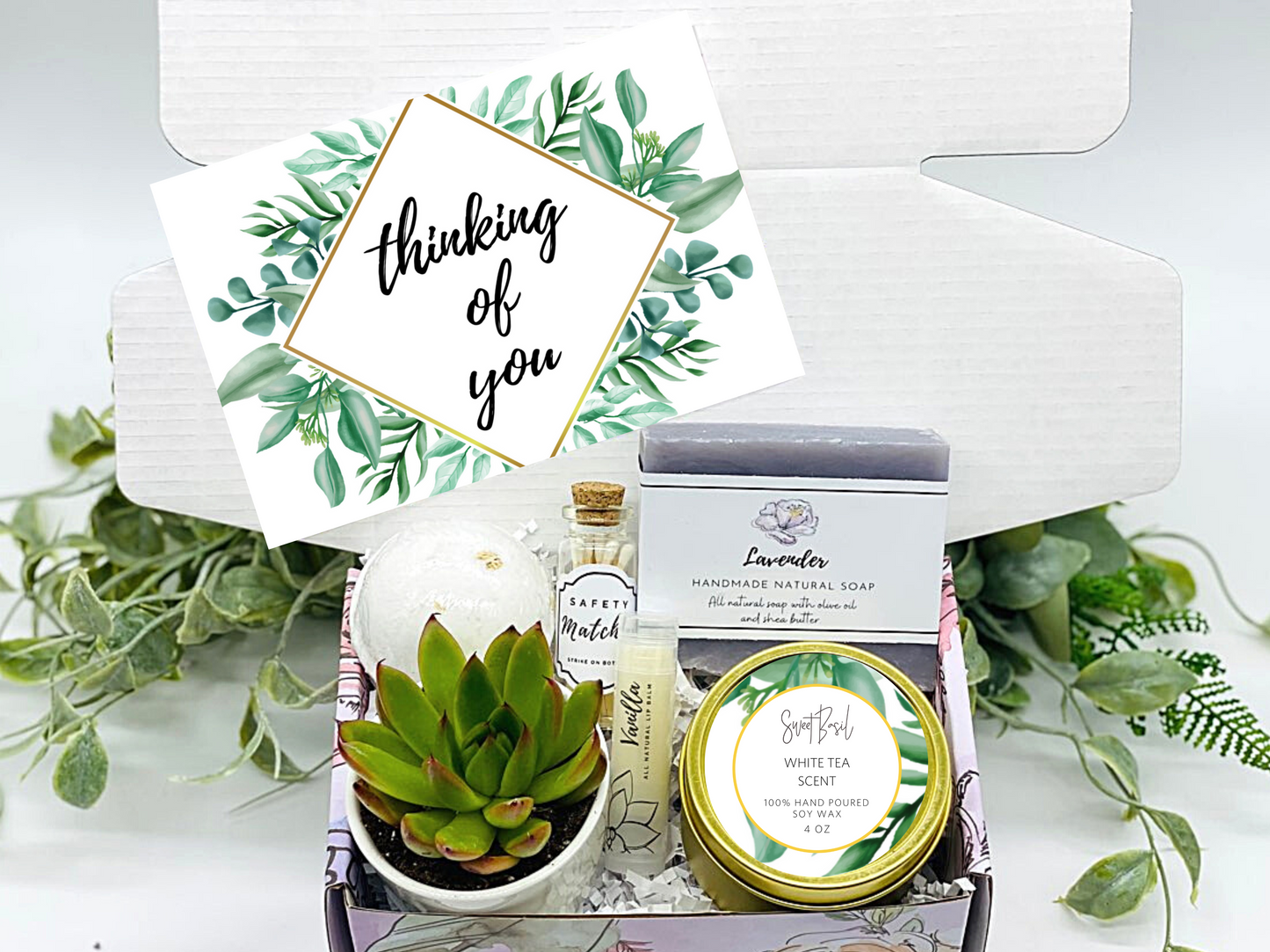 Greenery Thinking of You Gift Box