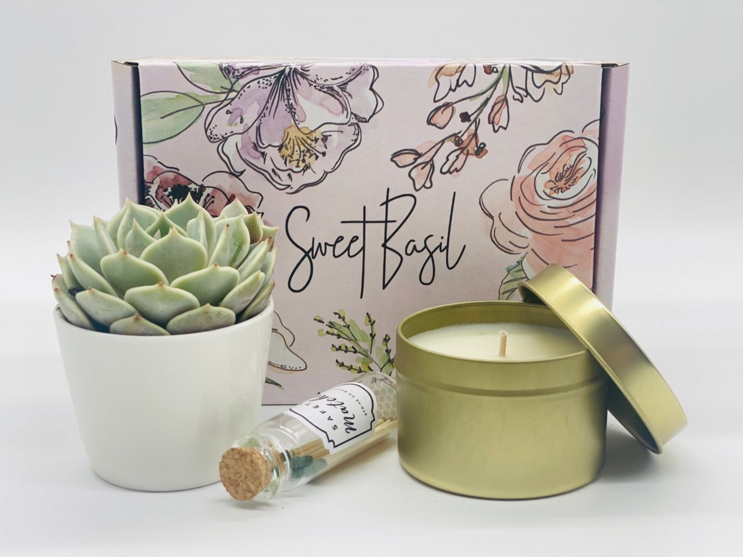 Boho Cactus Thank You Gift Box