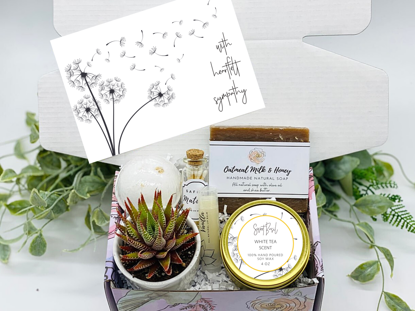 Dandelions Sympathy Gift Box