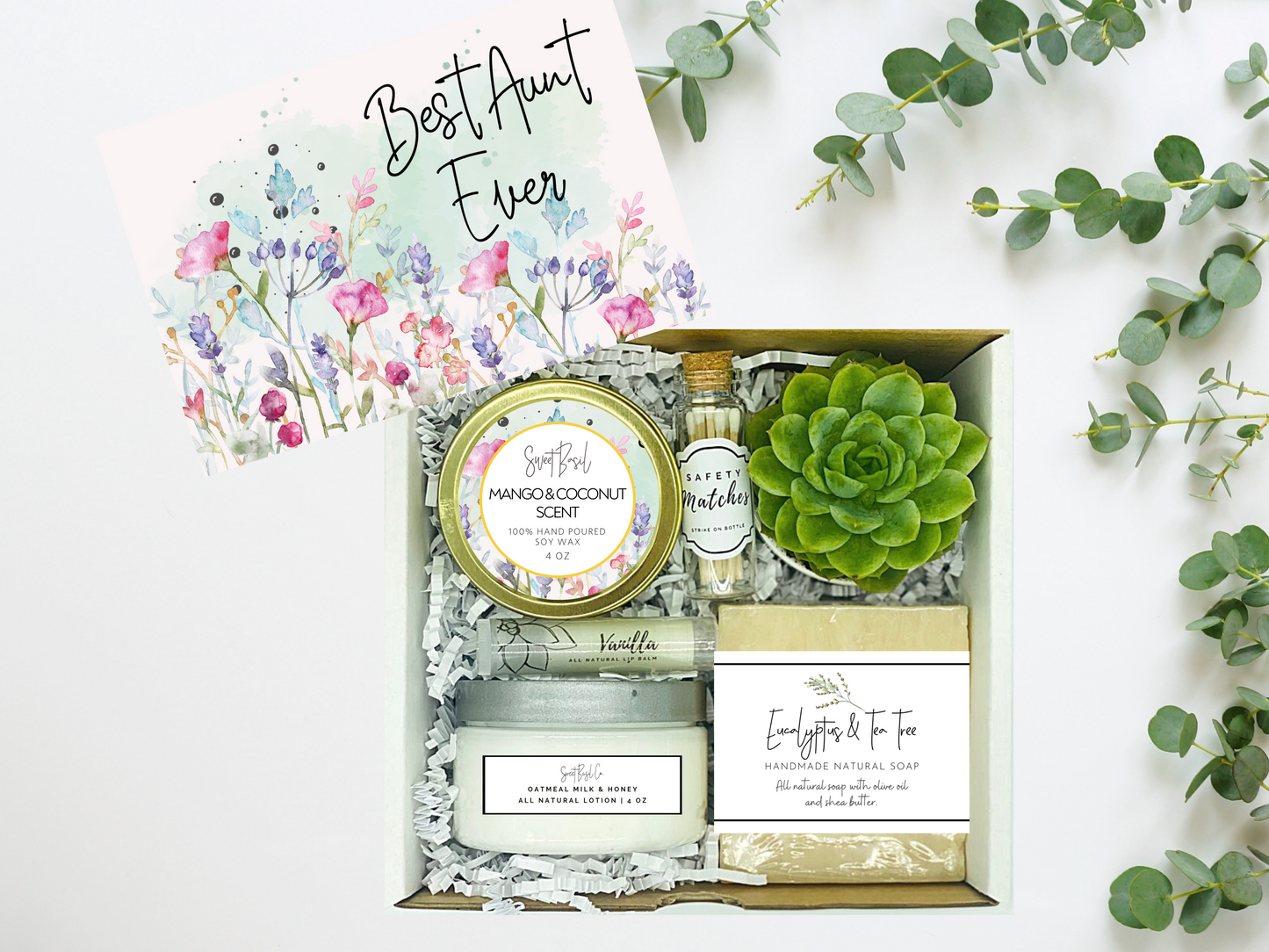 Best Aunt Ever Spa Gift Box