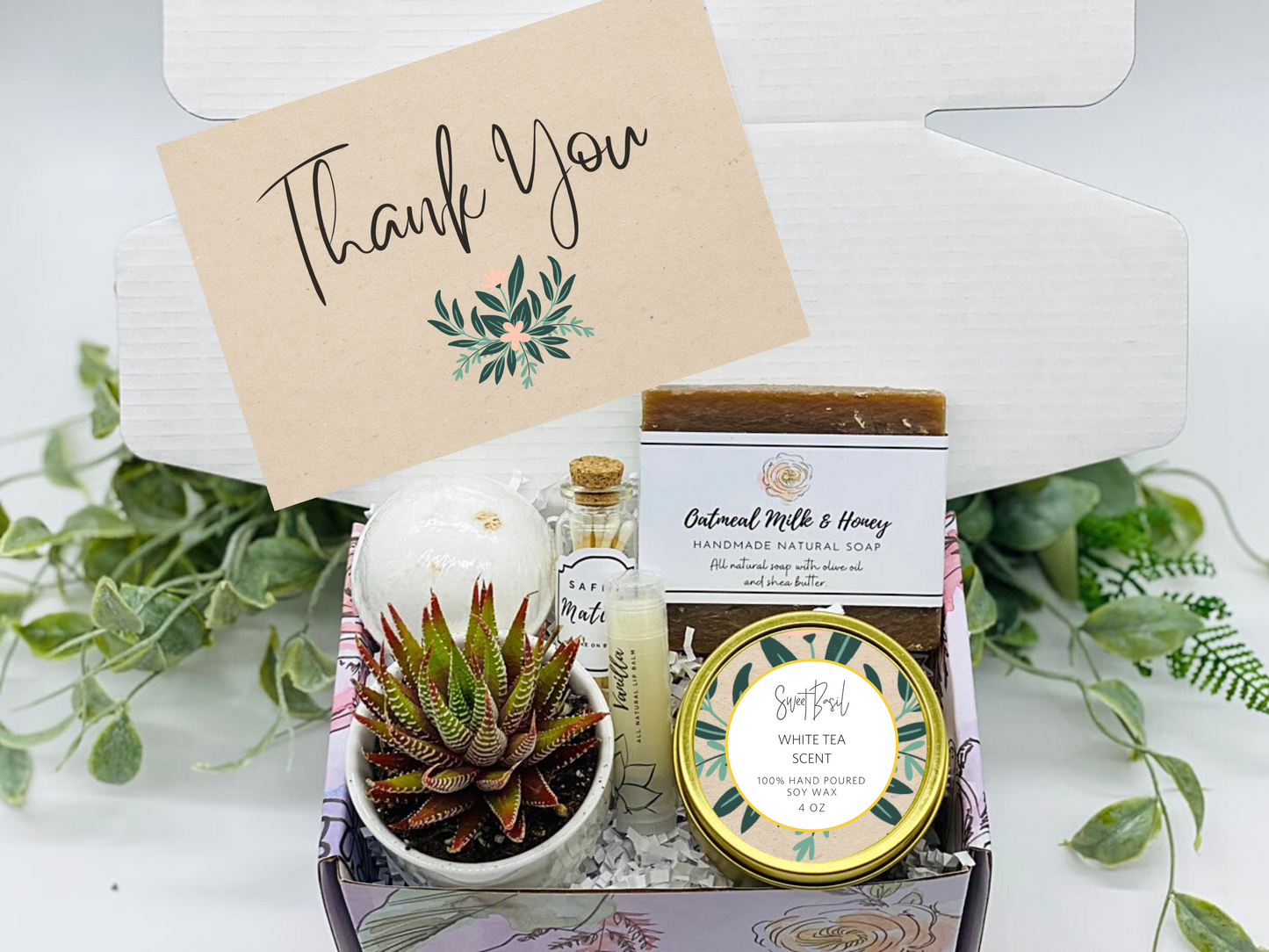 Kraft Thank You Gift Box