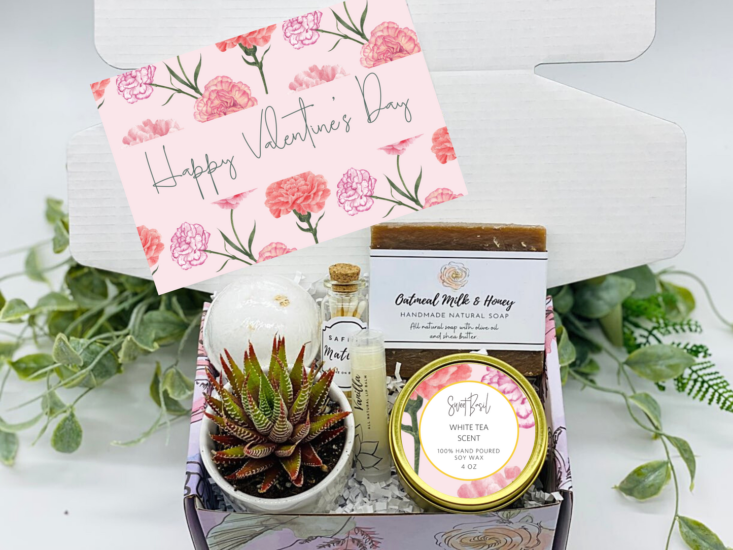 Floral Happy Valentine's Day Gift Box