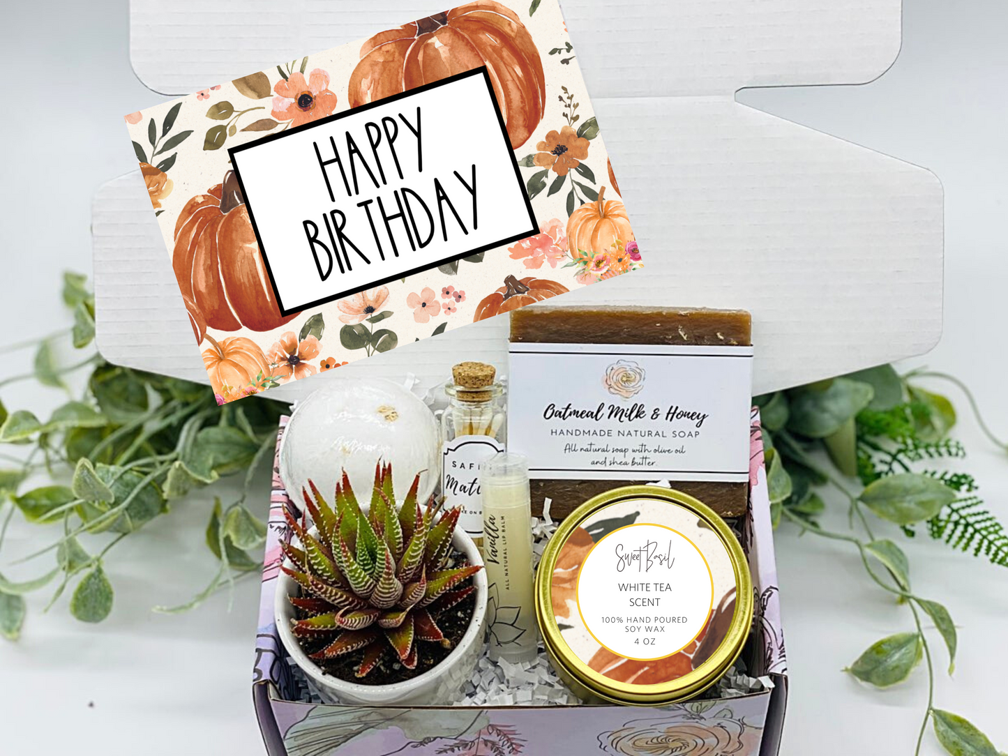Pumpkin Happy Birthday Gift Box