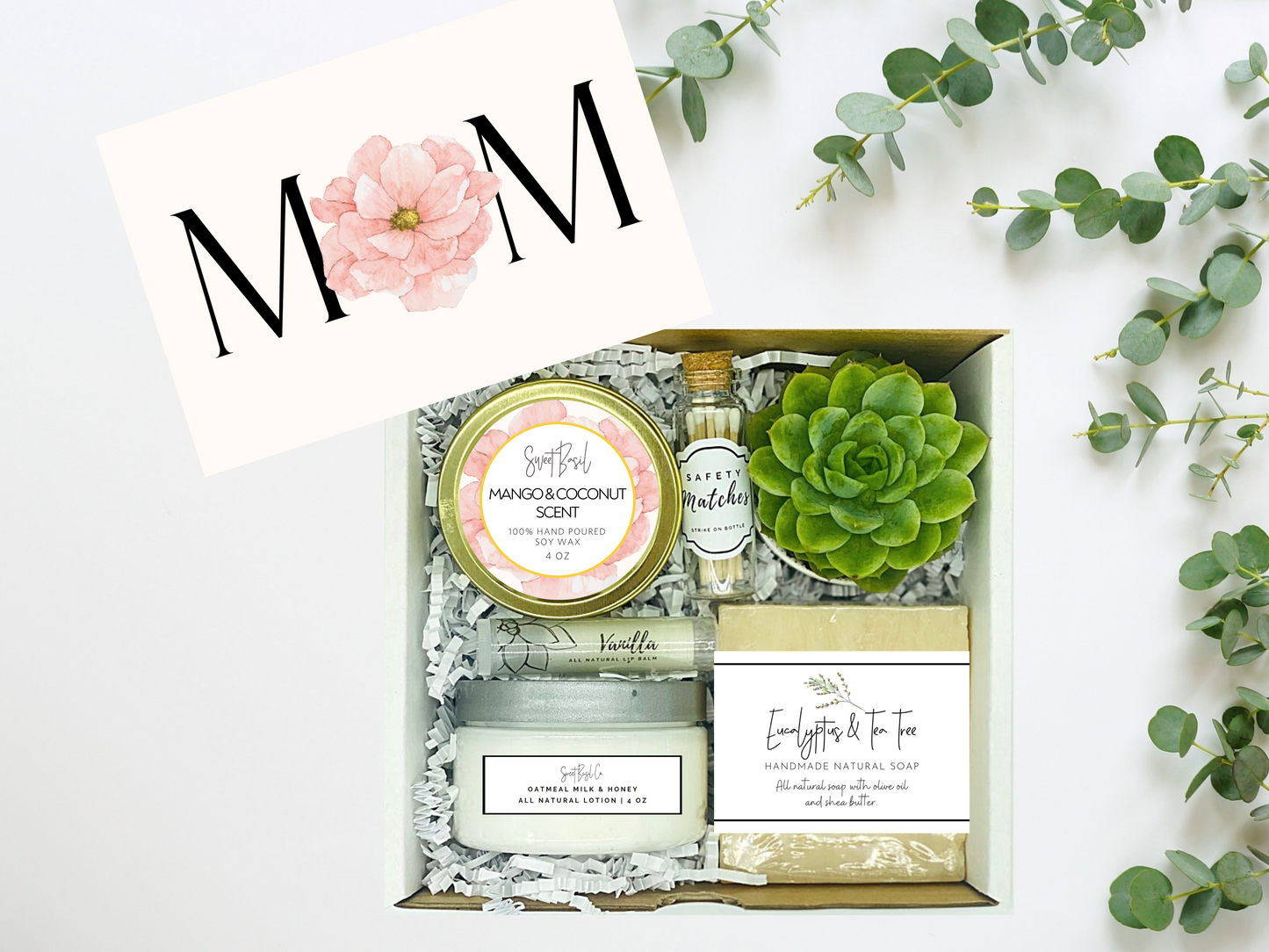Pastel Pink Mom Spa Gift Box