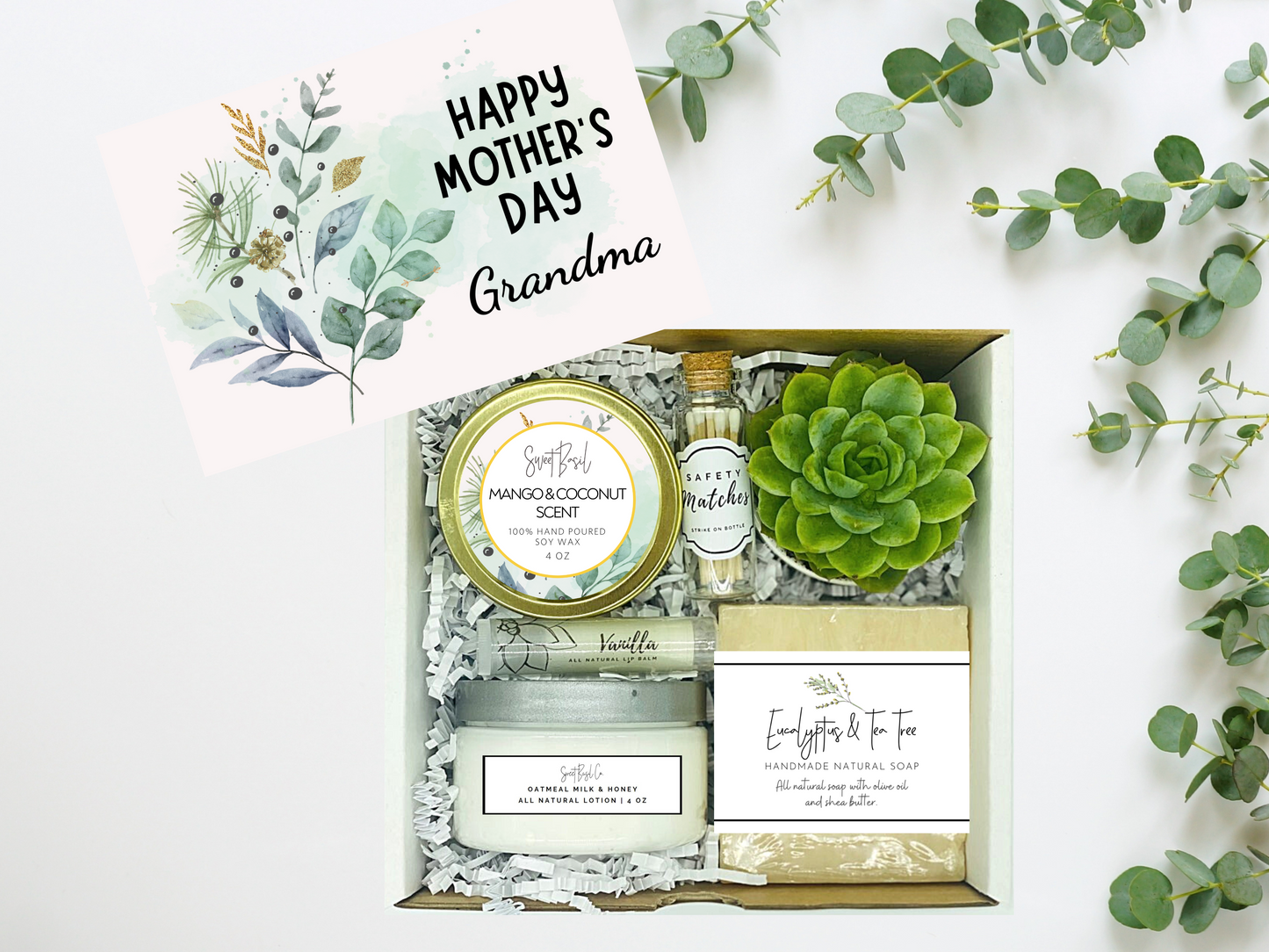 Mother's Day Spa Gift Box for Grandma