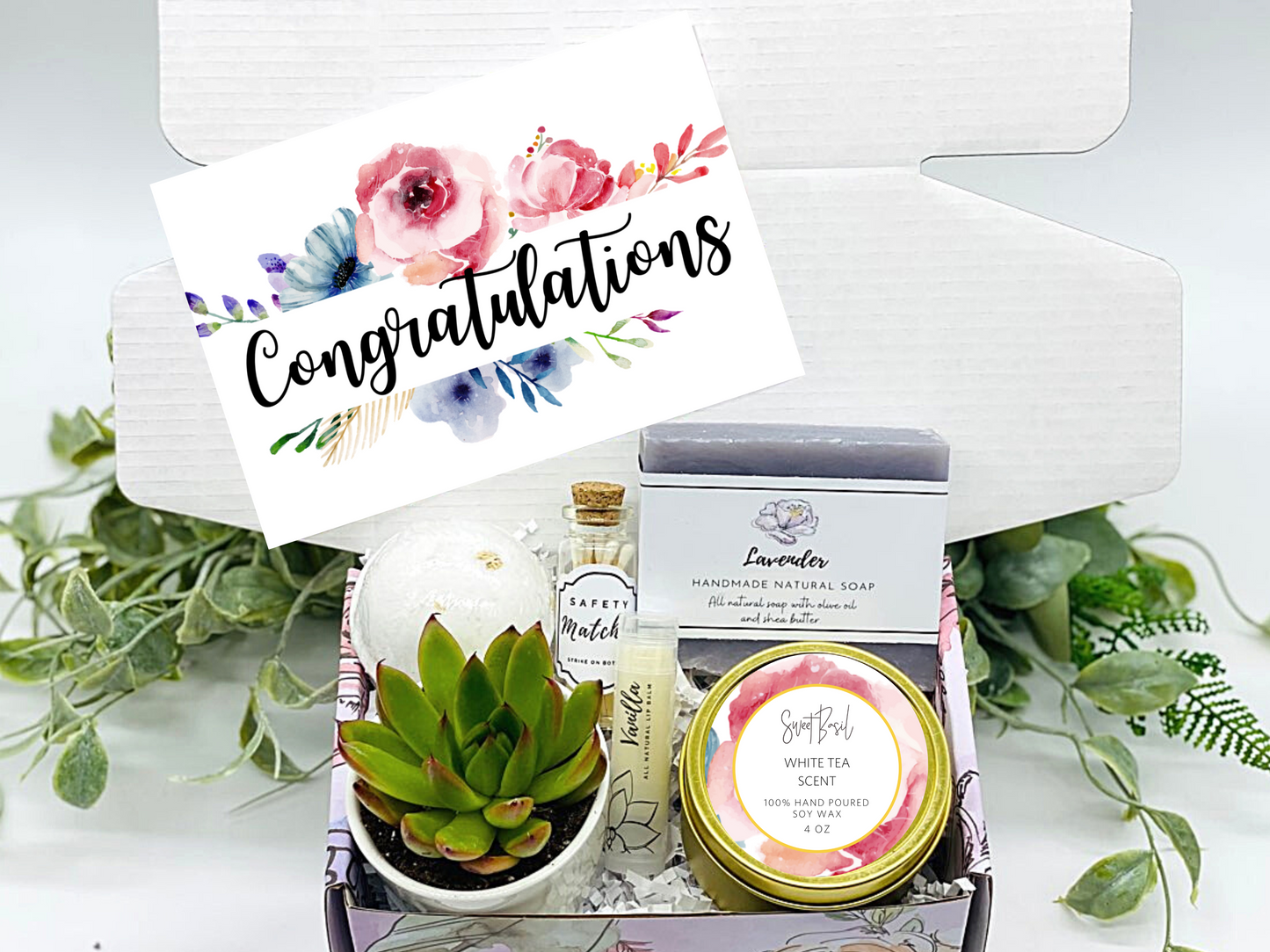 Floral Congratulations Gift Box