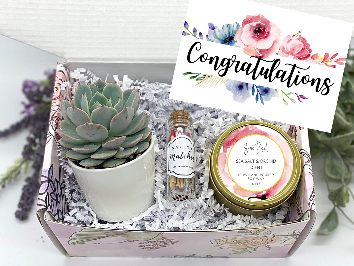 Floral Congratulations Gift Box