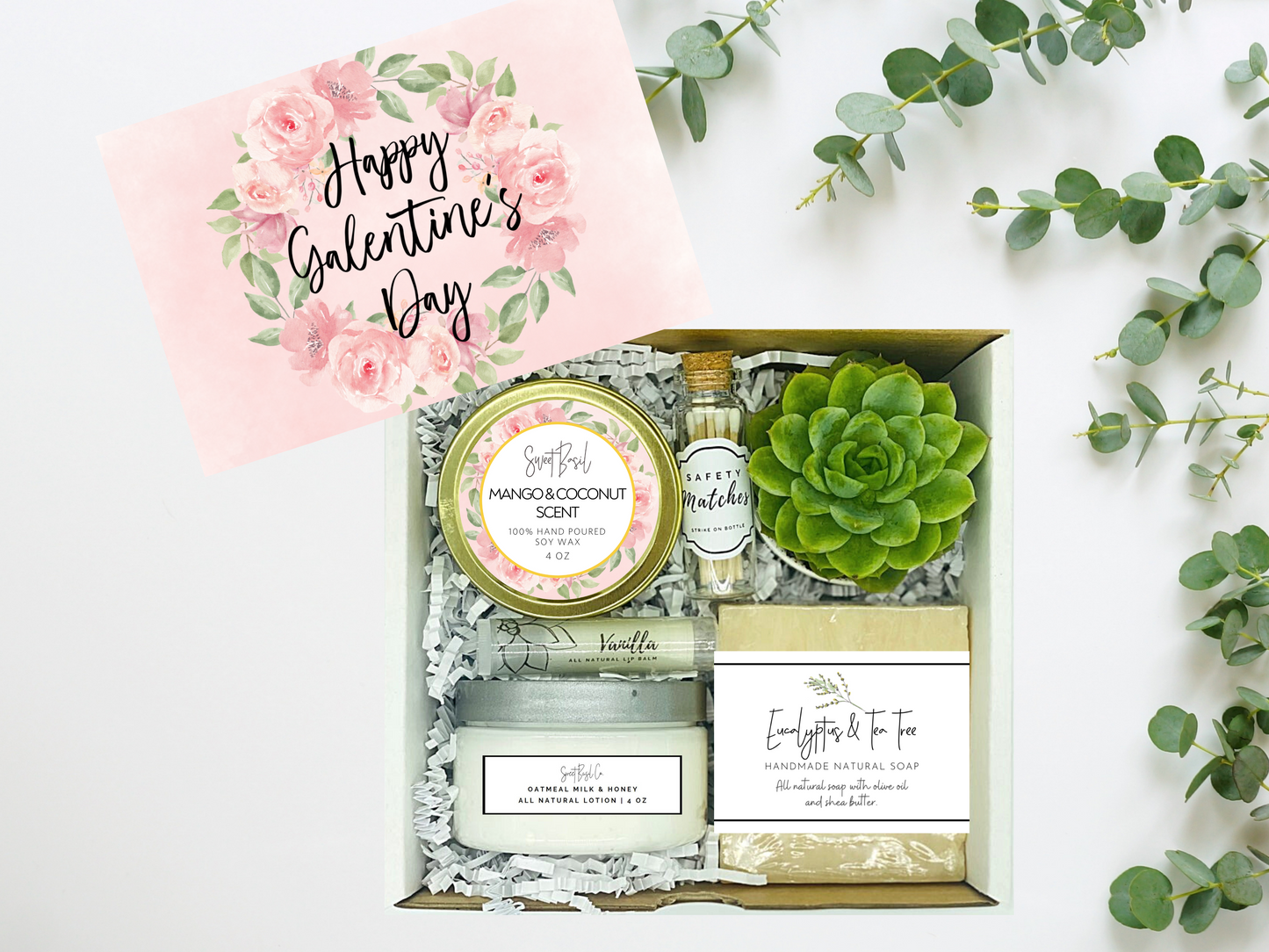 Floral Wreath Galentine's Box