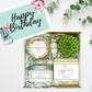 Pink Succulent Flower Happy Birthday Spa Box