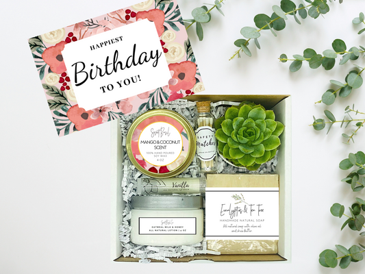 Happiest Birthday Succulent Spa Box