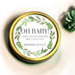 Greenery Oh Baby - Baby Shower Soy Wax Candle - Set of 1