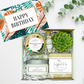 Orange Greenery Happy Birthday Succulent Spa Box