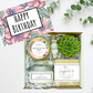 Mauve Floral Happy Birthday Succulent Spa Box
