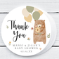 Boho Bear - Baby Shower Soy Wax Candle - Set of 1