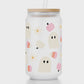 16oz Candy Ghost Frosted Libbey Glass Cup