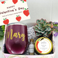 Valentine's Teacher Personalized Wine Tumbler
