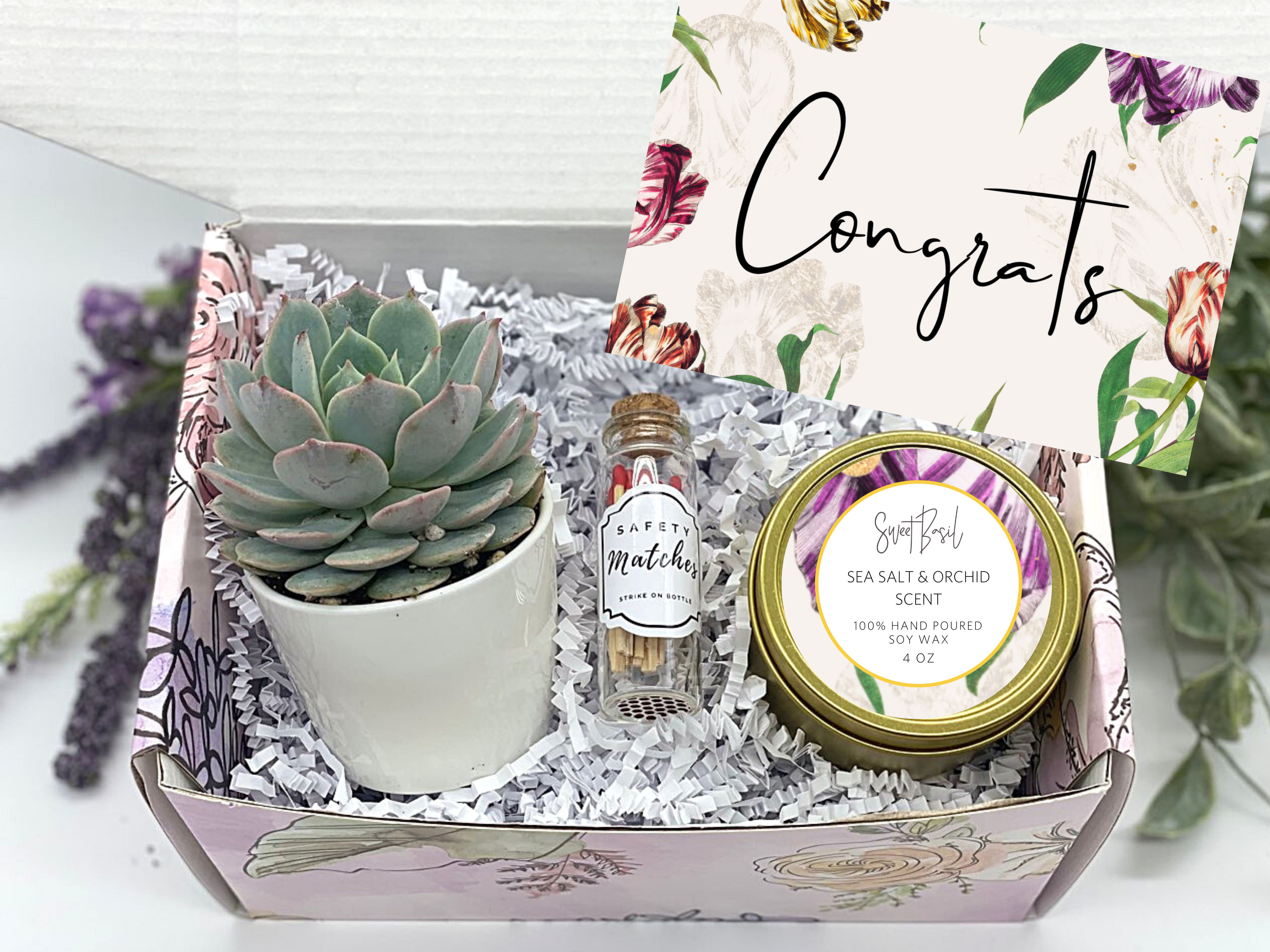 Congrats Spring Spring Congrats Gift Box – Sweet Basil LLC