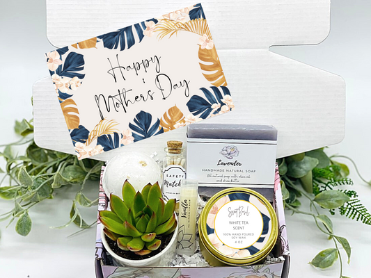 Tropical Leaves Mother's Day Gift Box