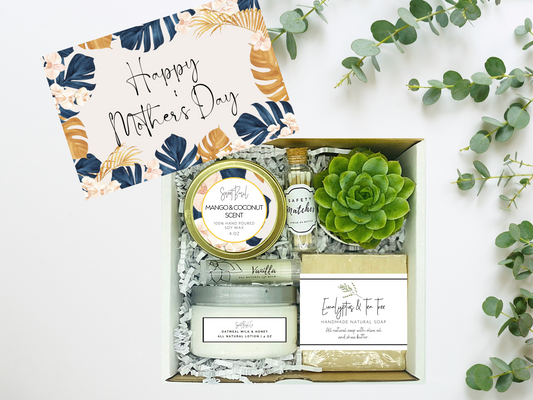 Golden Mother's Day Spa Gift Box