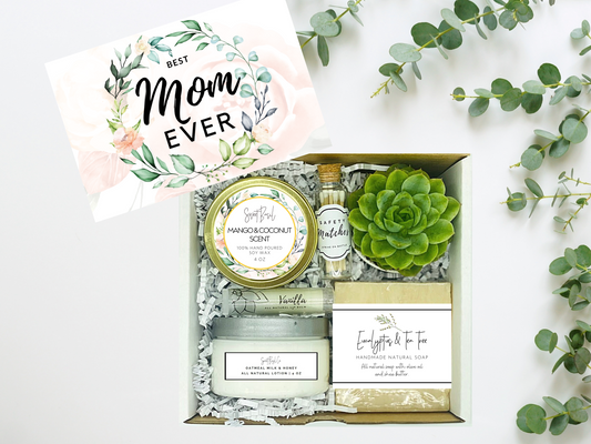 Pink Best Mom Ever Spa Gift Box