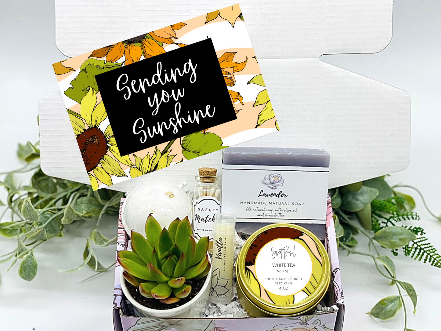 Sunflowers Thinking of You Gift Box