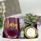 Stuck on You Valentine's Personalized Wine Tumbler