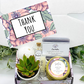 Blushing Floral Thank You Gift Box