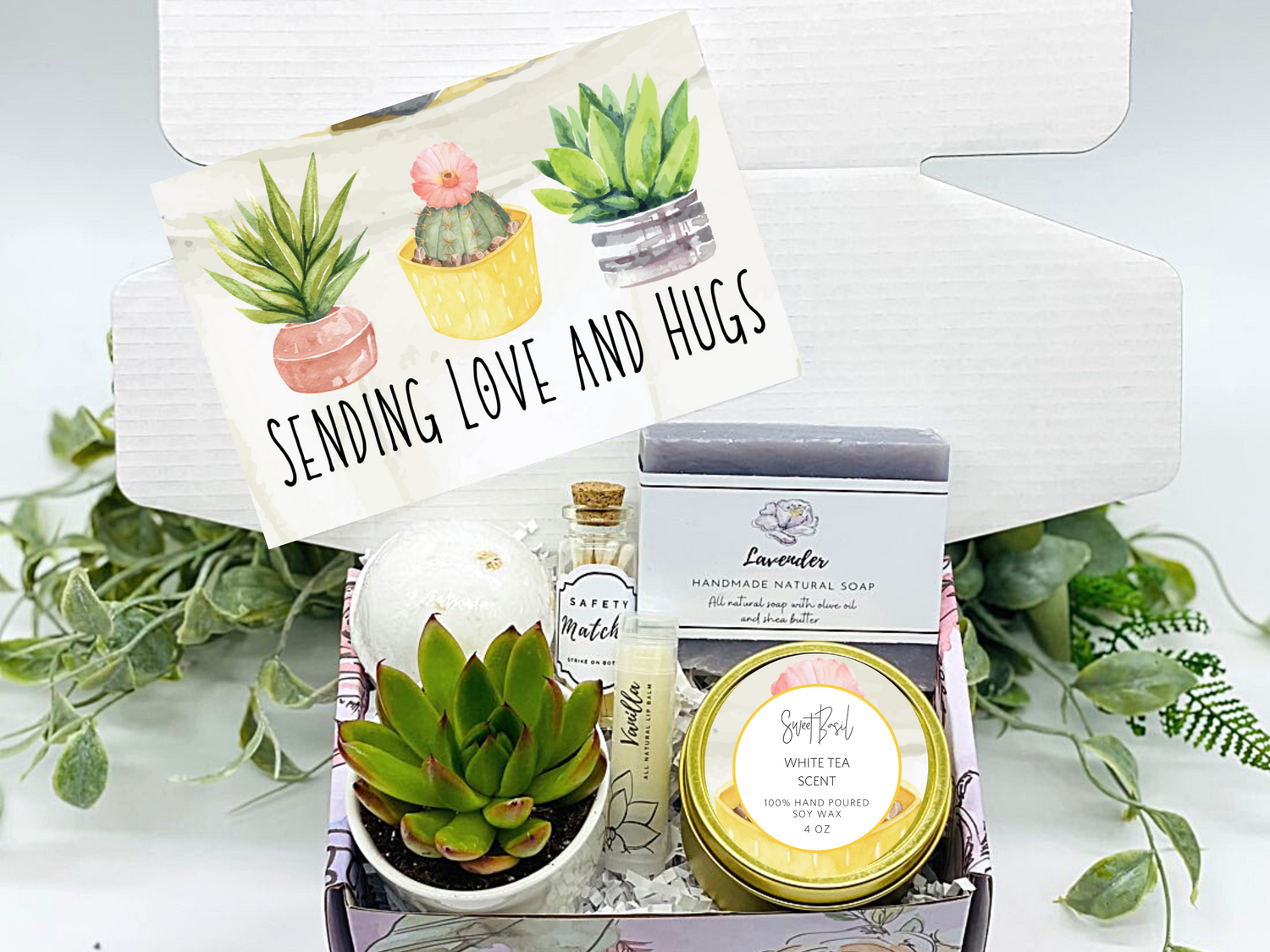 Succulent + Spa Box THINKING OF YOU