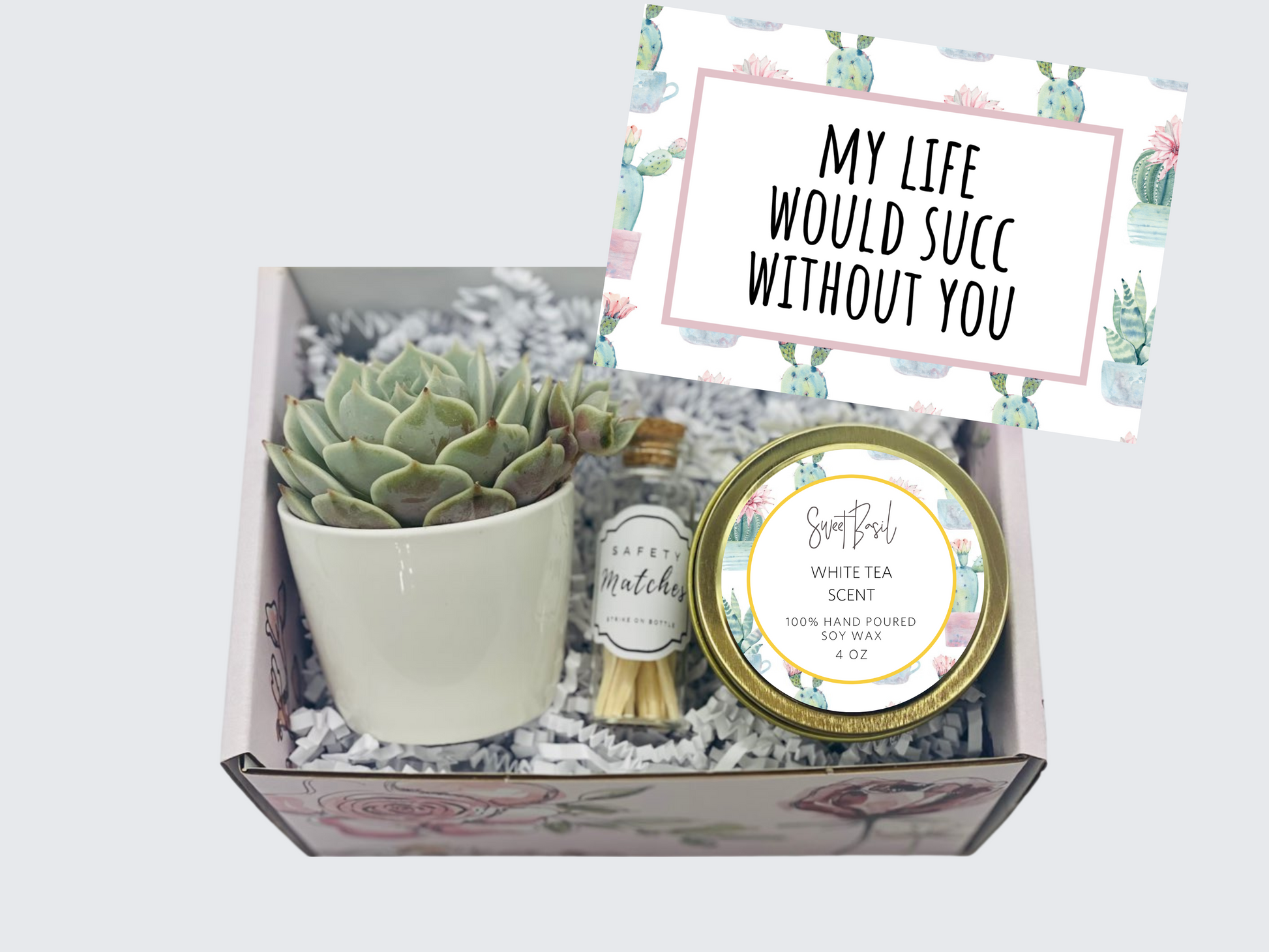 life would succ without you succulent My Life Would Succ Without You Gift Box