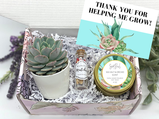Thank You for Helping Me Grow Gift Box