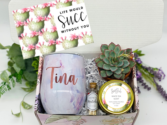 Life Would Succ Without You Personalized Wine Tumbler