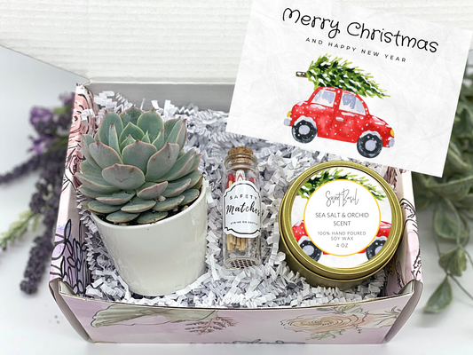 Merry Christmas & Happy New Year Gift Box