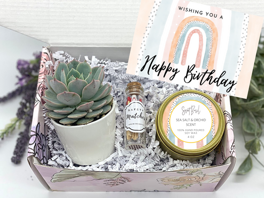 Happy Birthday Rainbow Gift Box