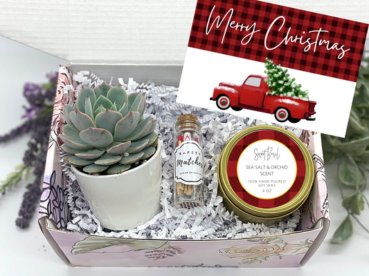 Buffalo Plaid Christmas Gift Box