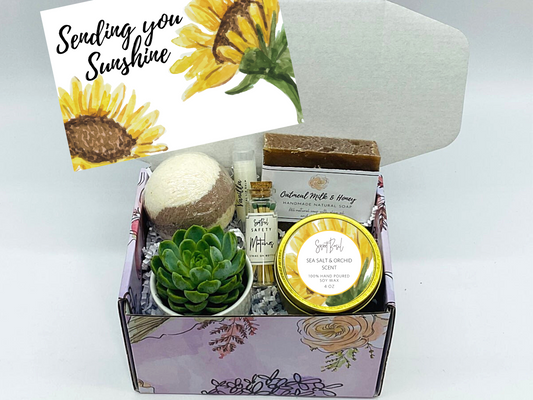 Sunflowers Sending you Sunshine Gift Box