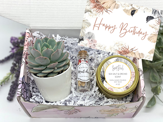 Boho Happy Birthday Gift Box